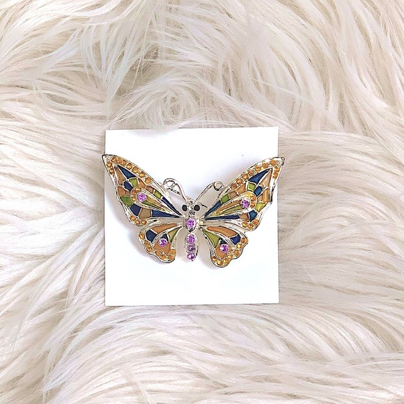 Vintage Accessories - Vintage Butterfly Pin